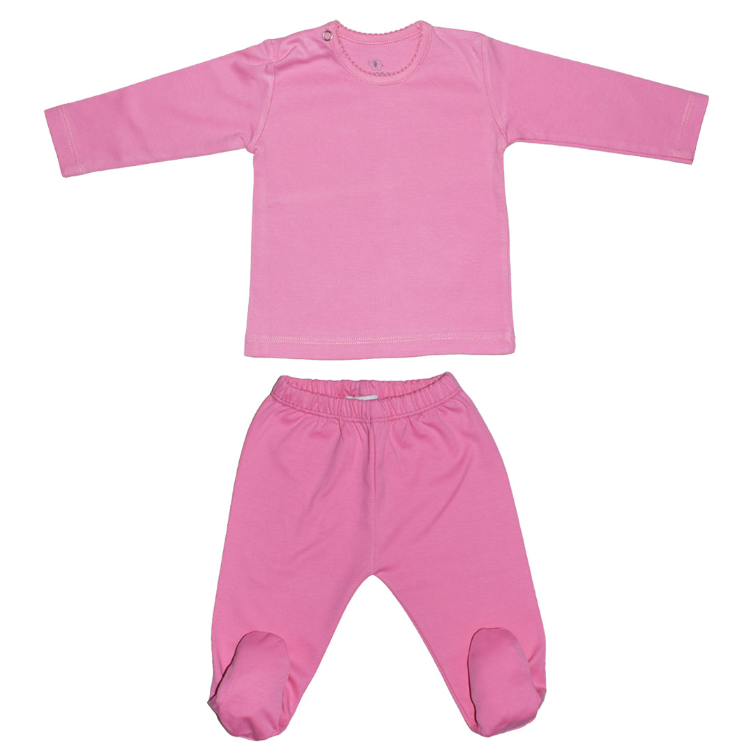 Polo con pantalon fucsia