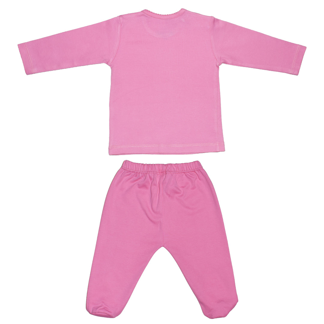 Polo con pantalon fucsia